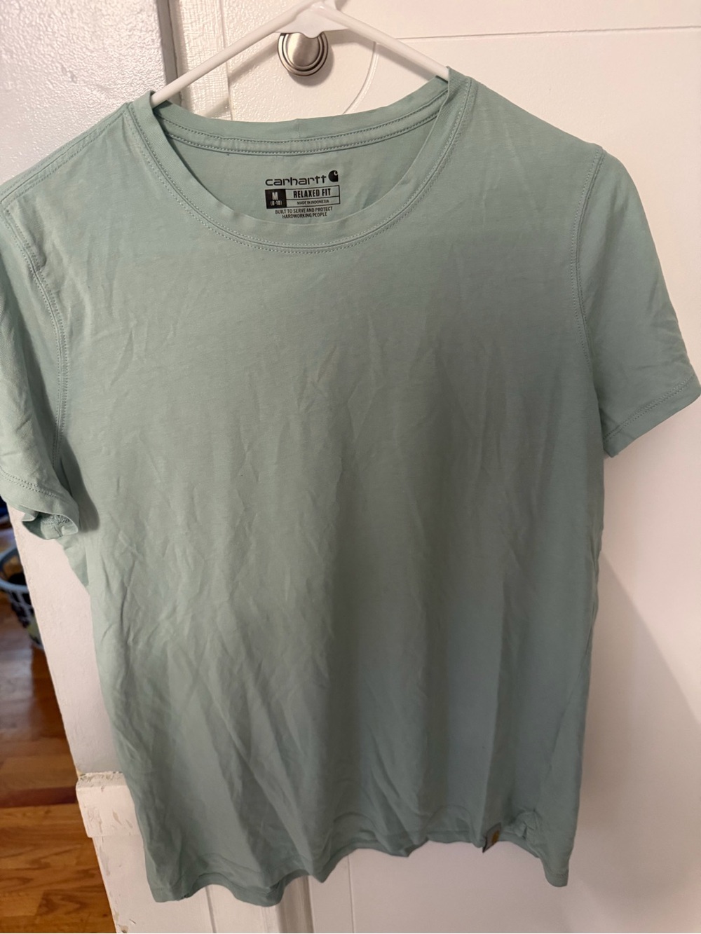 Carhartt Relaxed Fit Crewneck Tee in Mint Green